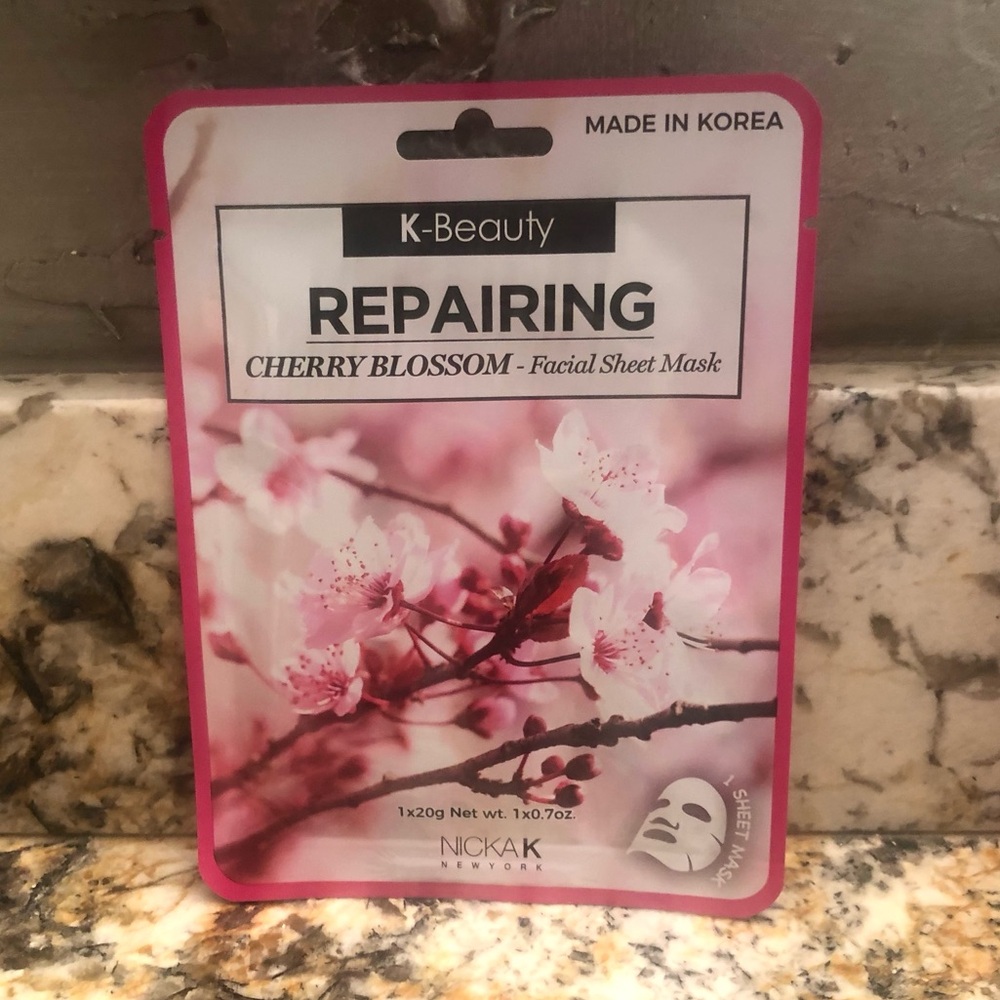 Nicka K Repairing Cherry Blossom Facial Sheet Mask